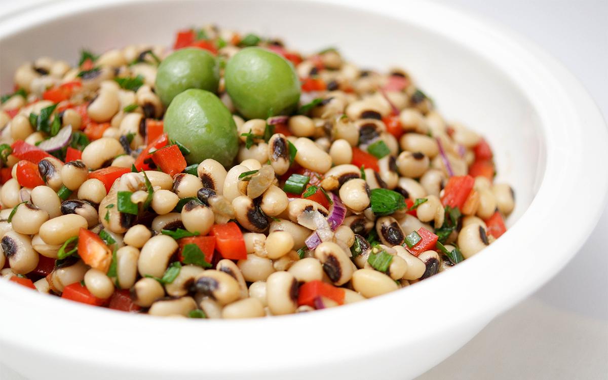 Rezeptbild: Schwarzaugenbohnen nach griechischer Art