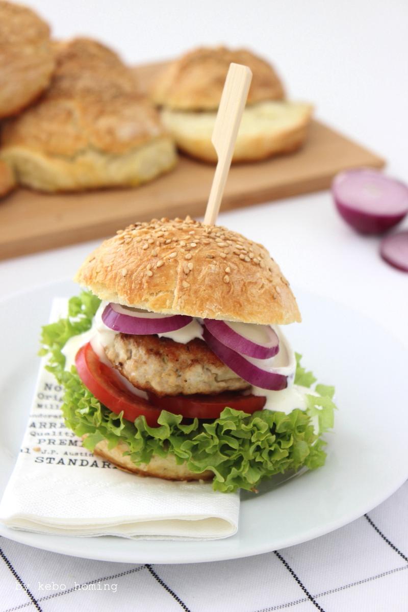 Rezeptbild: Chicken Burger deluxe