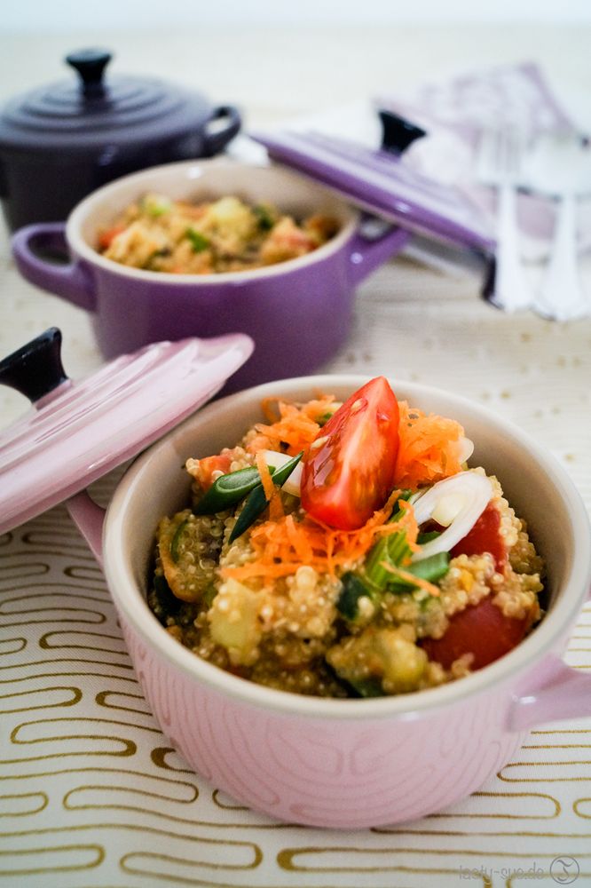 Rezeptbild: Lauwarmer Quinoasalat - oder auch Quinotto