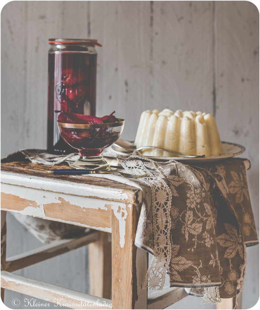 Rezeptbild: Portweinbirnen, eingeweckt
