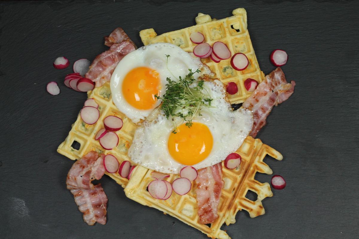 Rezeptbild: Sonntagsfrühstückswaffeln