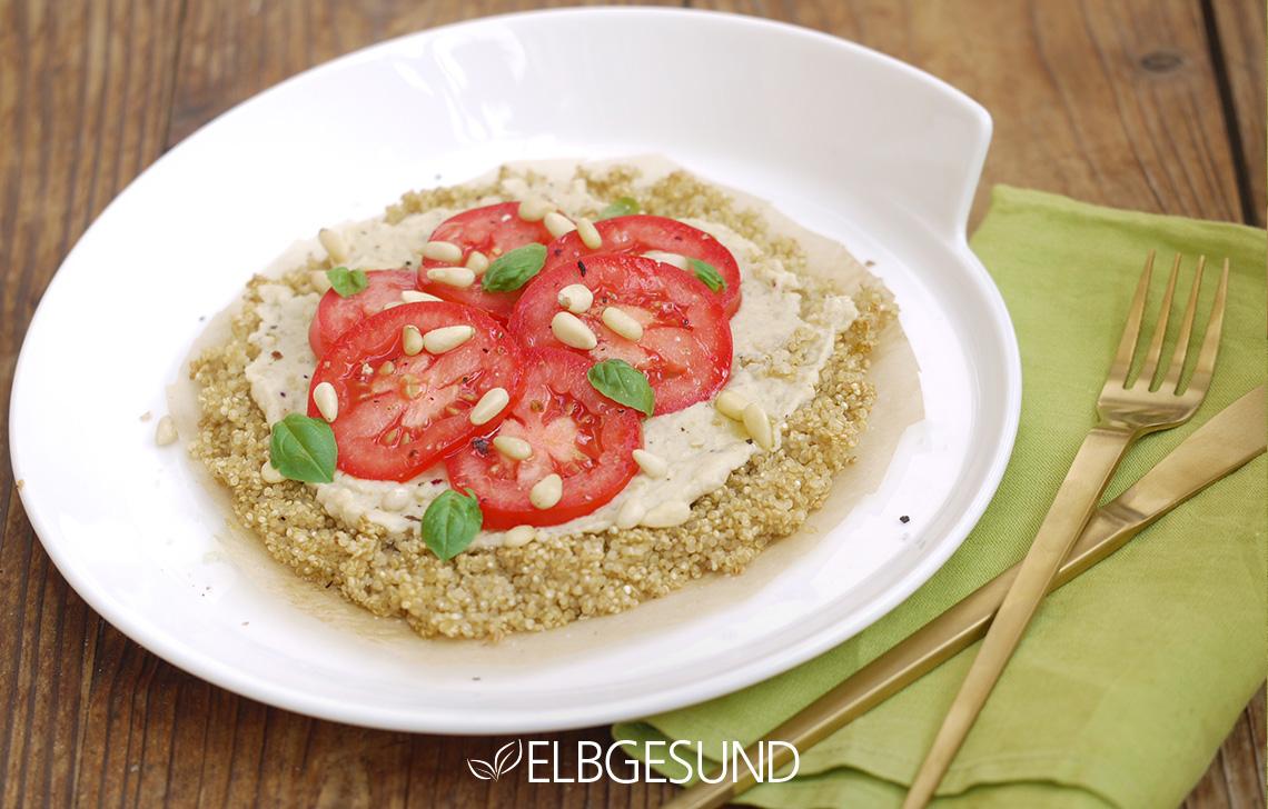 Rezeptbild: Quinoa-Pizza – Fast Food in gesund!