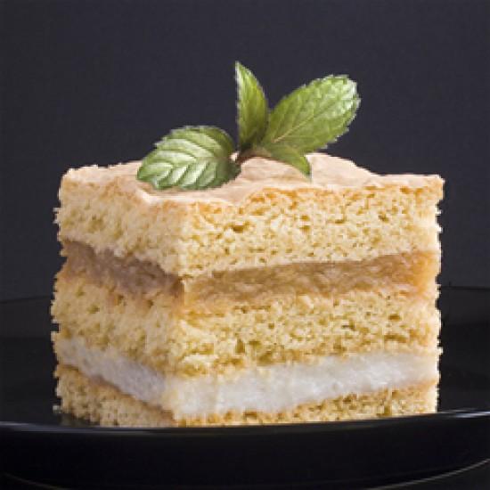 Rezeptbild: Apfelkuchen mit Vanillepudding