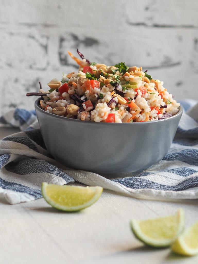 Rezeptbild: Thai-Erdnuss-Reissalat