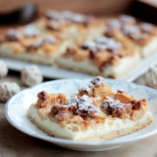 Rezeptbild: Apfel-Quark-Kuchen mit Streuseln