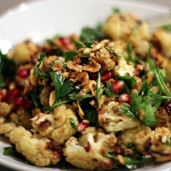 Rezeptbild: Salat vom gerösteten Blumenkohl