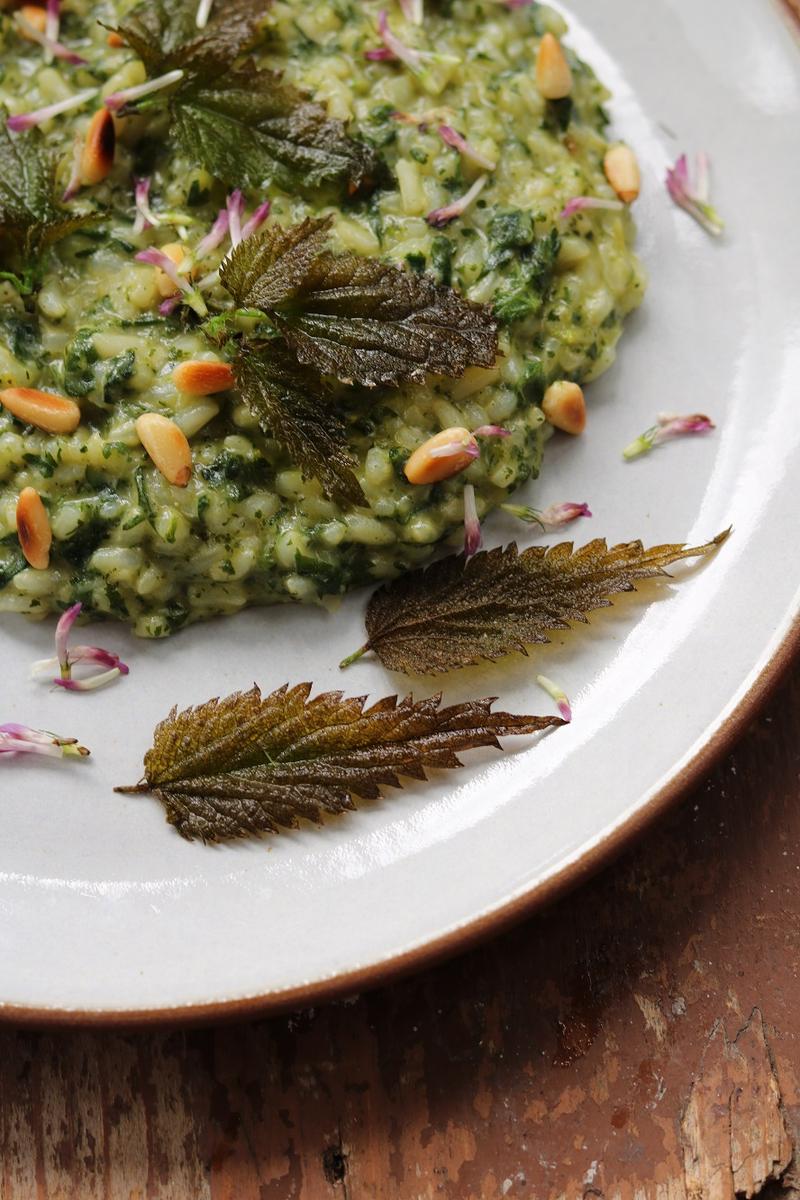Rezeptbild: Brennnesselrisotto