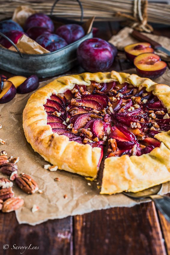 Rezeptbild: Rustic Plum Galette