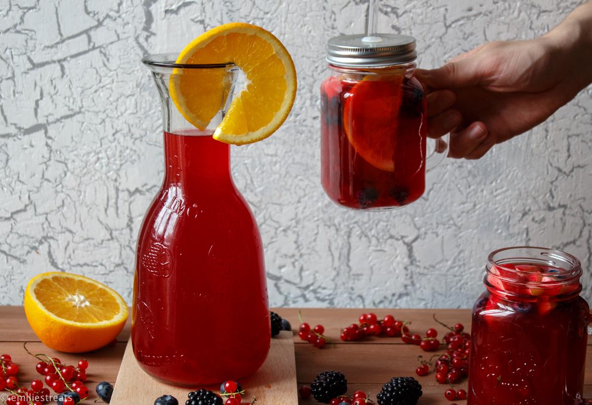 Rezeptbild: Kombucha Sangria