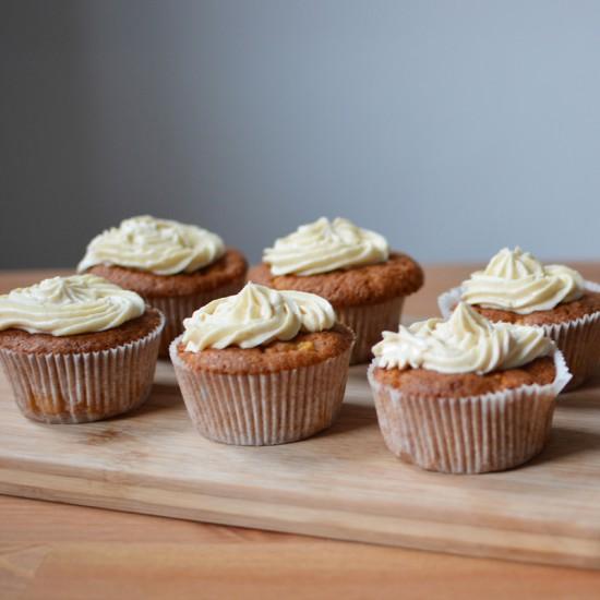 Rezeptbild: Apfel-Zimt-Cupcakes