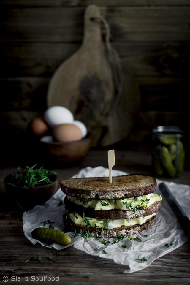 Rezeptbild: Eiersalat Sandwich 