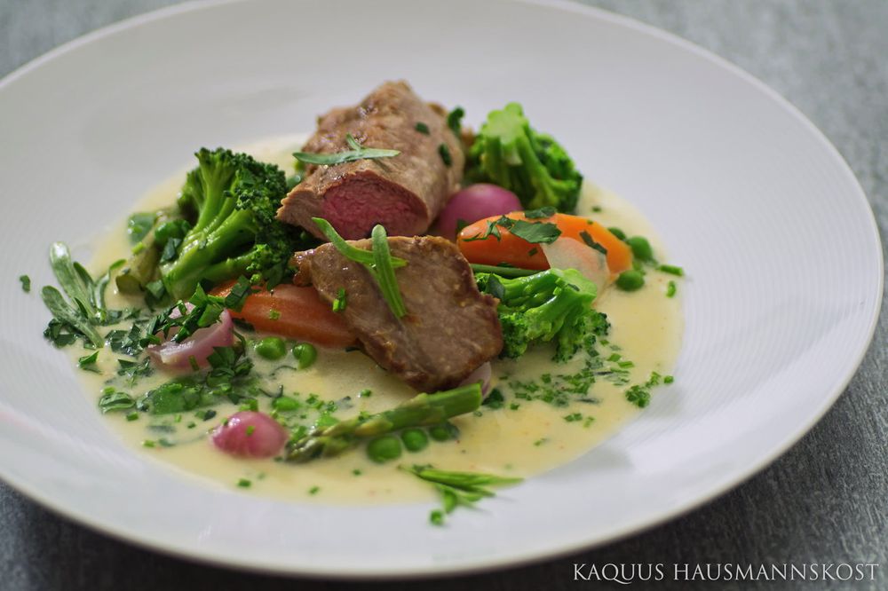 Rezeptbild: Frühlingsgemüse mit Lamm