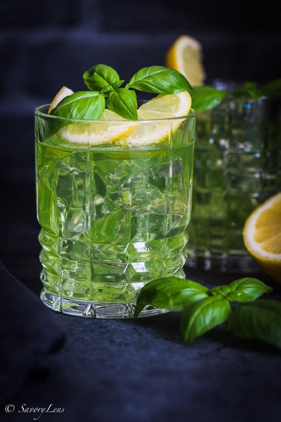 Rezeptbild: Gin Basil Smash