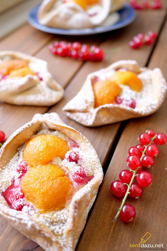 Rezeptbild: Aprikosen Johannisbeeren Gebäck