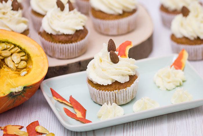 Rezeptbild: Kürbis-Cupcakes
