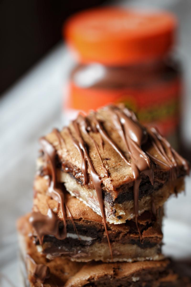Rezeptbild: PeanutButter&Cookie; Brownies