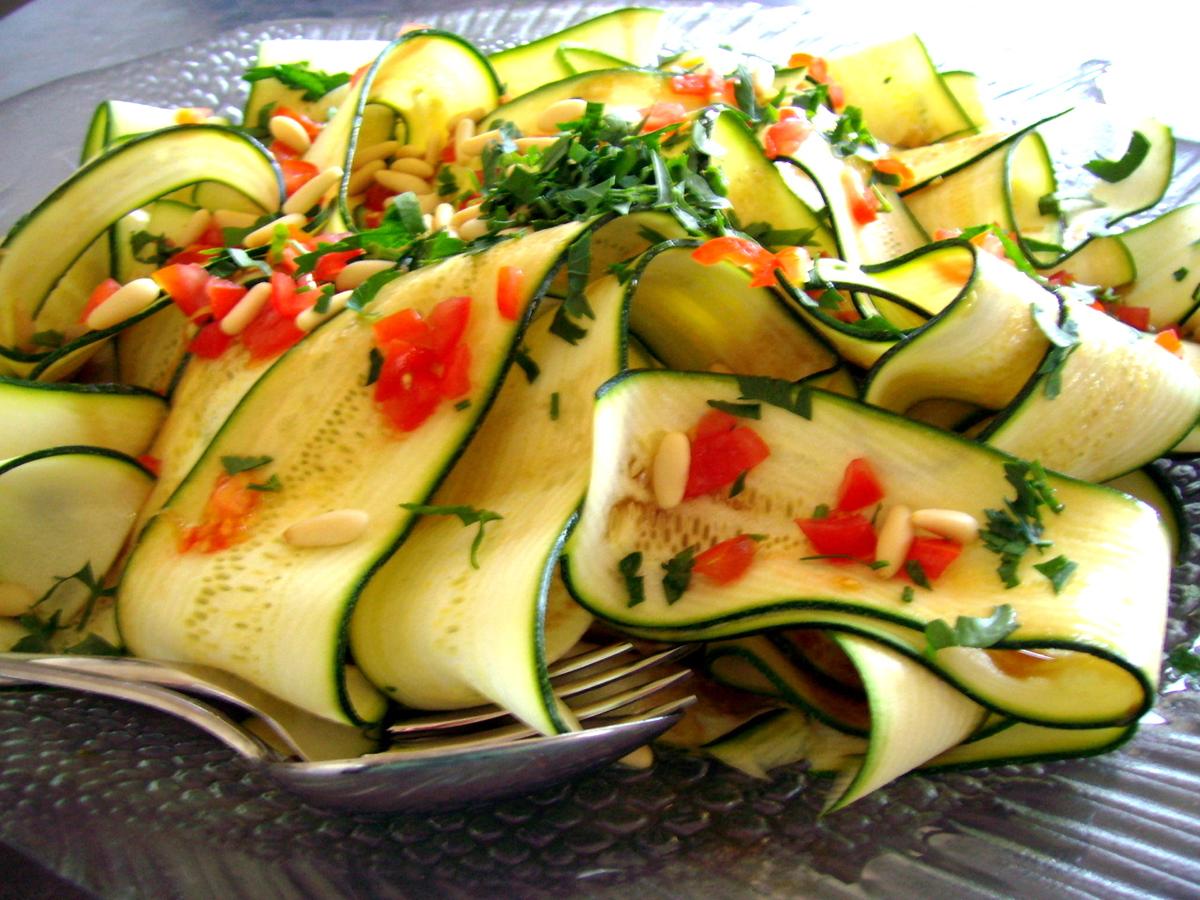 Rezeptbild: Zucchini Carpaccio