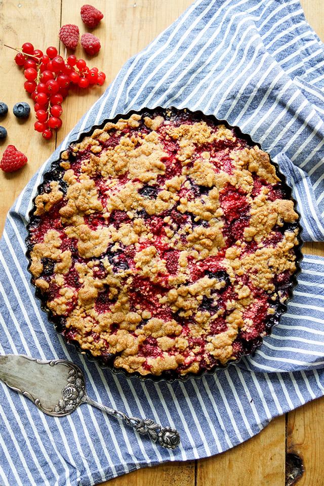 Rezeptbild: Streuselkuchen mit Beeren