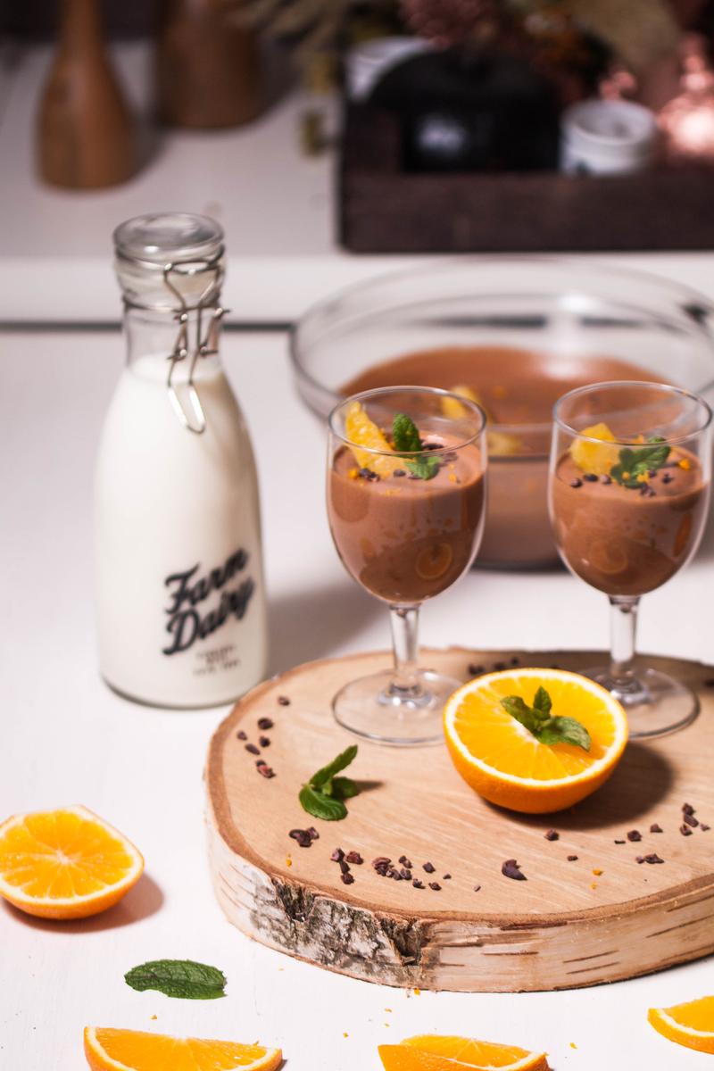 Rezeptbild: Mousse au chocolat à l’orange