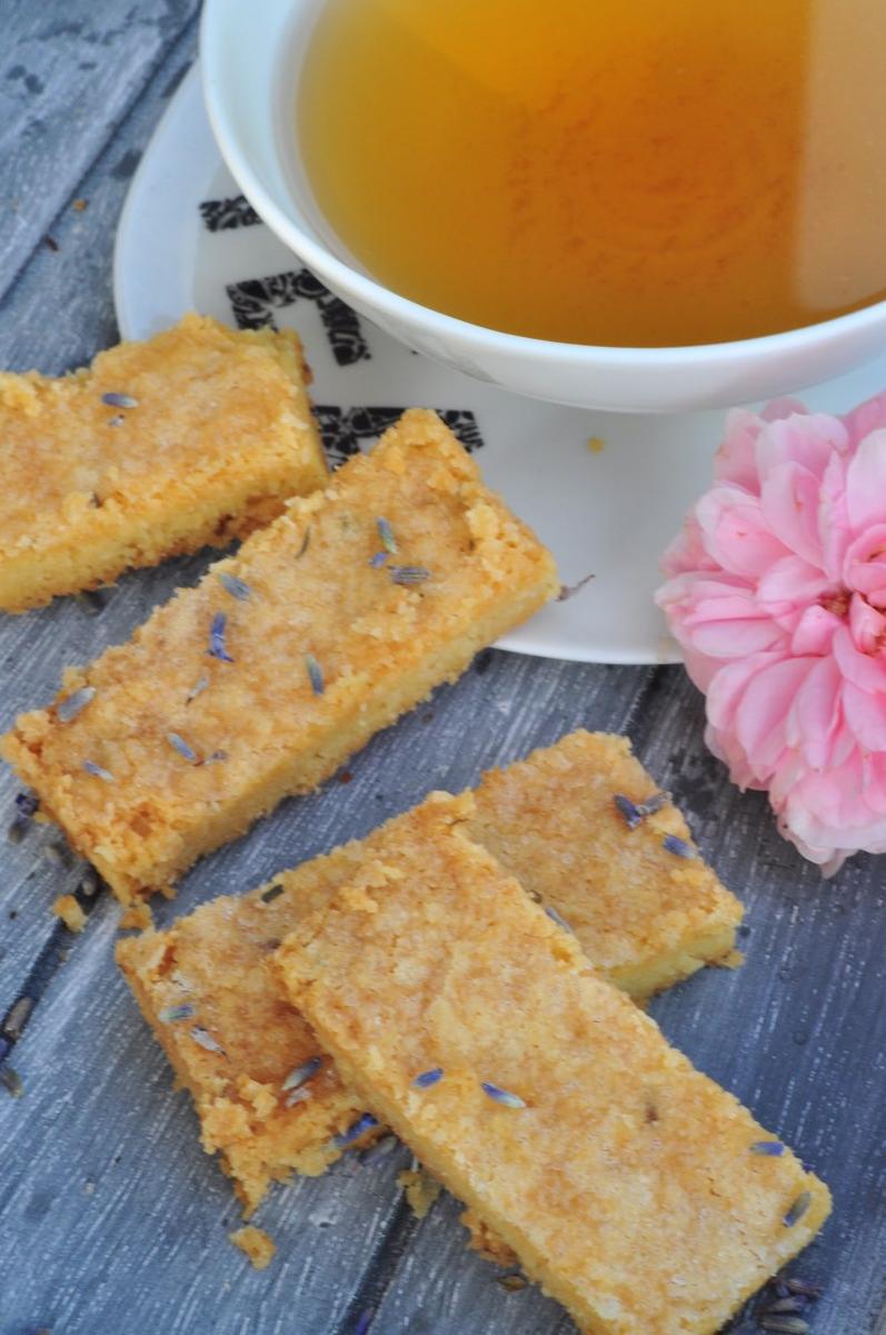Rezeptbild: Shortbread mit feinem Lavendelaroma