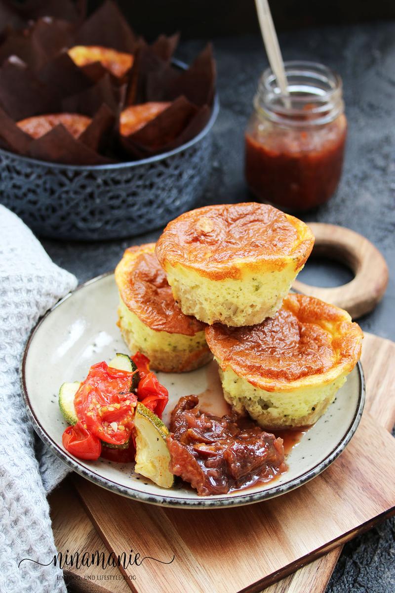 Rezeptbild: Herzhafte Käsekuchen-Muffins