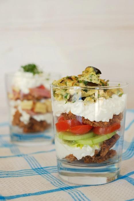 Rezeptbild: Sandwiches im Glas