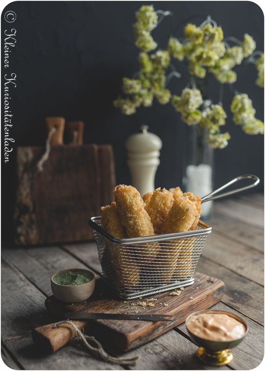 Rezeptbild: Mozzarellasticks, hausgemacht