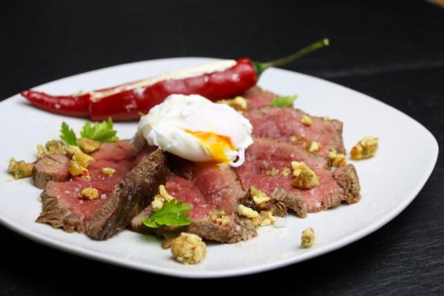 Rezeptbild: Rinderfilet mit Chili und Erdnusskaramell