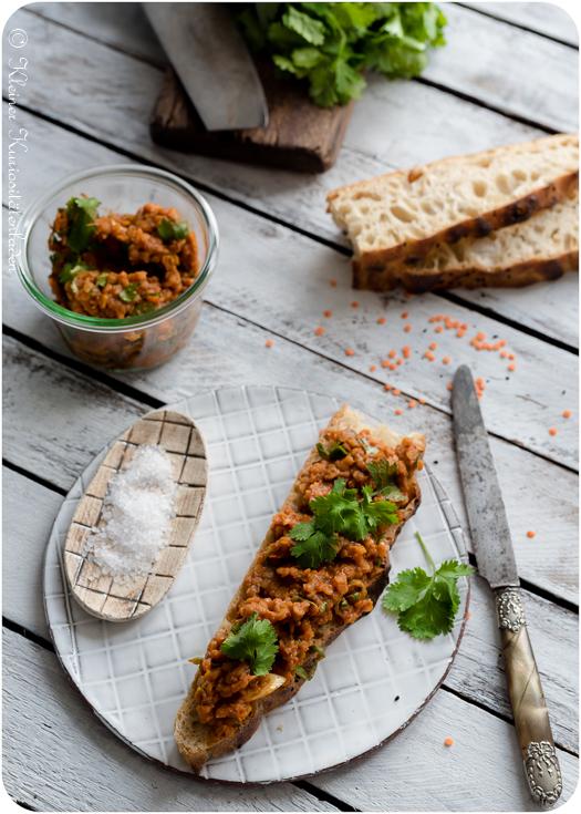 Rezeptbild: Rote-Linsen-Brotaufstrich