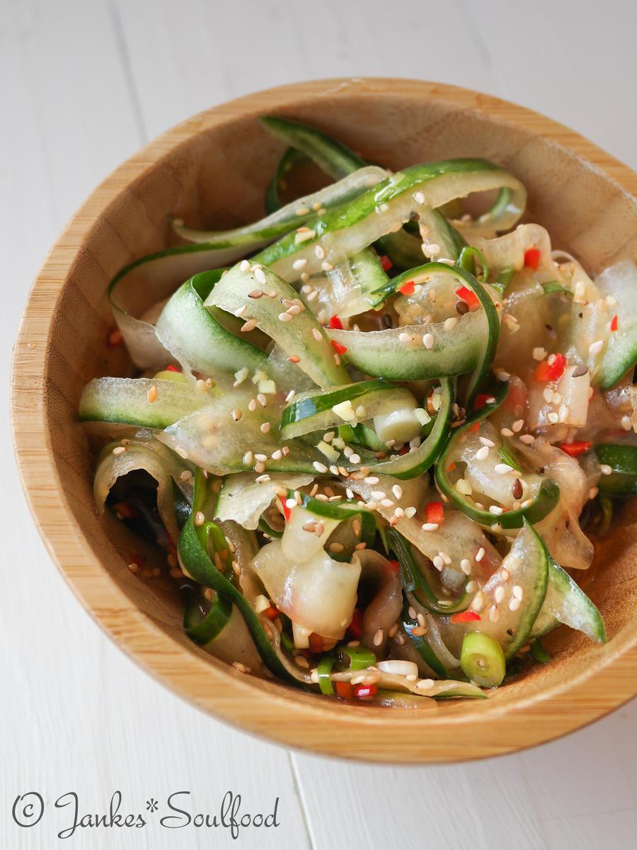 Rezeptbild: Asiatischer Gurkensalat