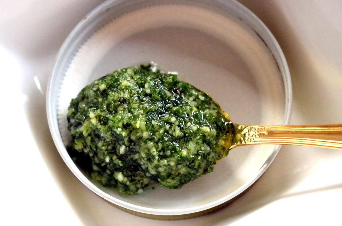 Rezeptbild: Pilinuss-Pesto