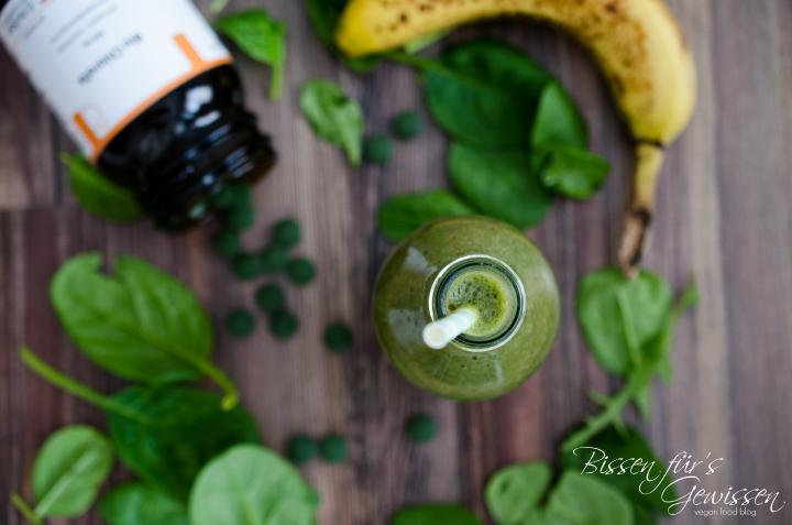 Rezeptbild: Grüner Smoothie mit Chlorella 