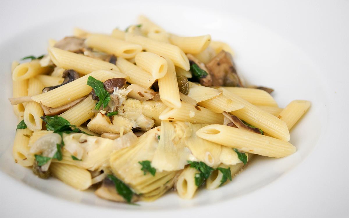 Rezeptbild: Pasta mit Artischocken und wilden Pilzen