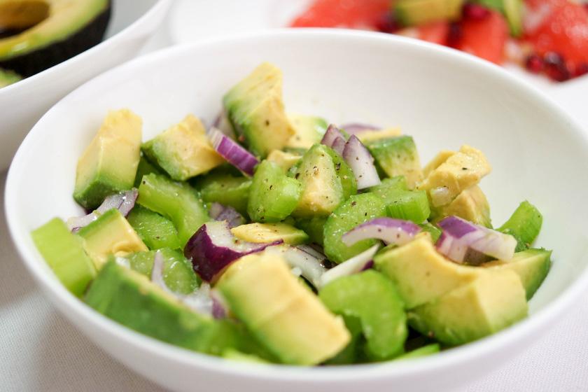 Rezeptbild: Avocado- und Sellerie-Salat