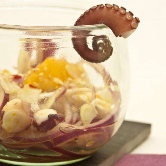 Rezeptbild: Pulposalat mit Fenchel und Orange