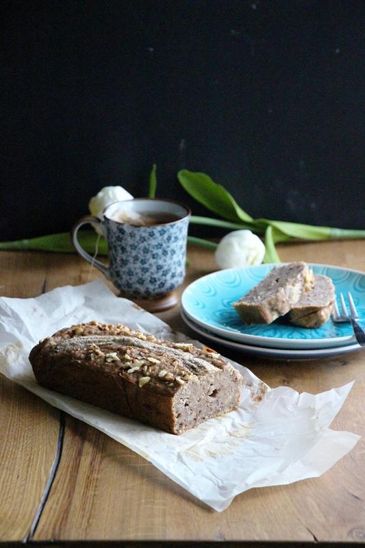 Rezeptbild: Gesundes Bananenbrot mit Walnüssen