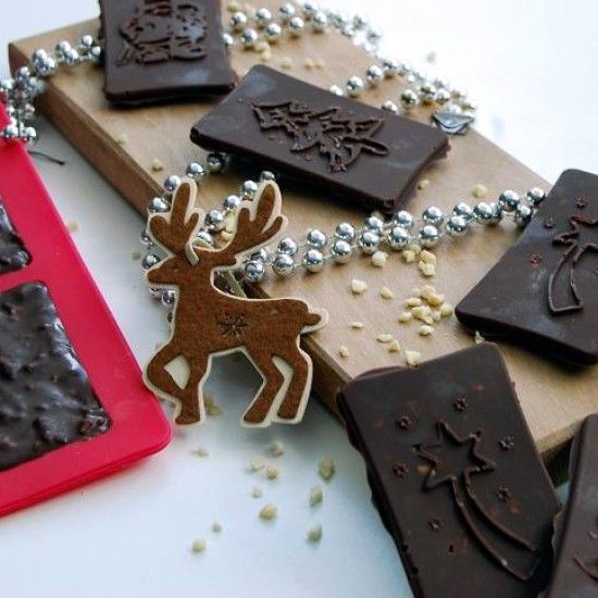 Rezeptbild: Weihnachtsschokolade homemade!