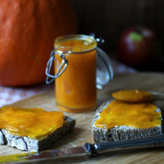 Rezeptbild: Kürbis-Marmelade mit Ingwer