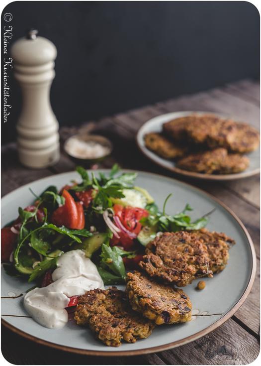 Rezeptbild: Falafelfritter mit Joghurtdip