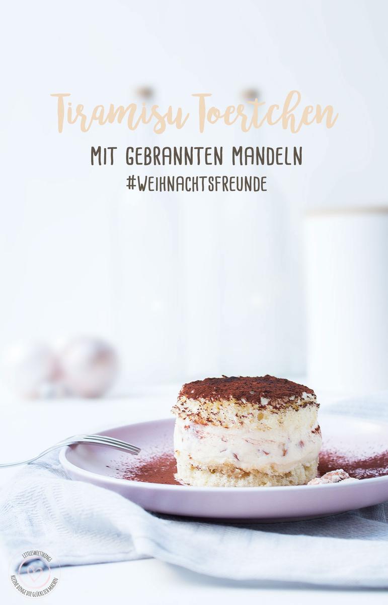 Rezeptbild: Tiramisu Törtchen mit gebrannten Mandeln #Weihnachtsfreu(n)de