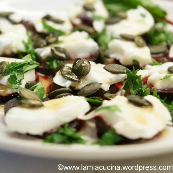 Rezeptbild: Rote Bete mit Mozzarella
