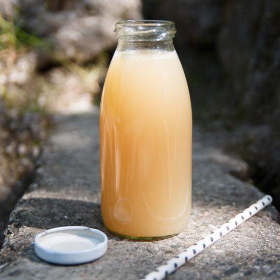 Rezeptbild: Pfirsich-Basilikum-Limonade