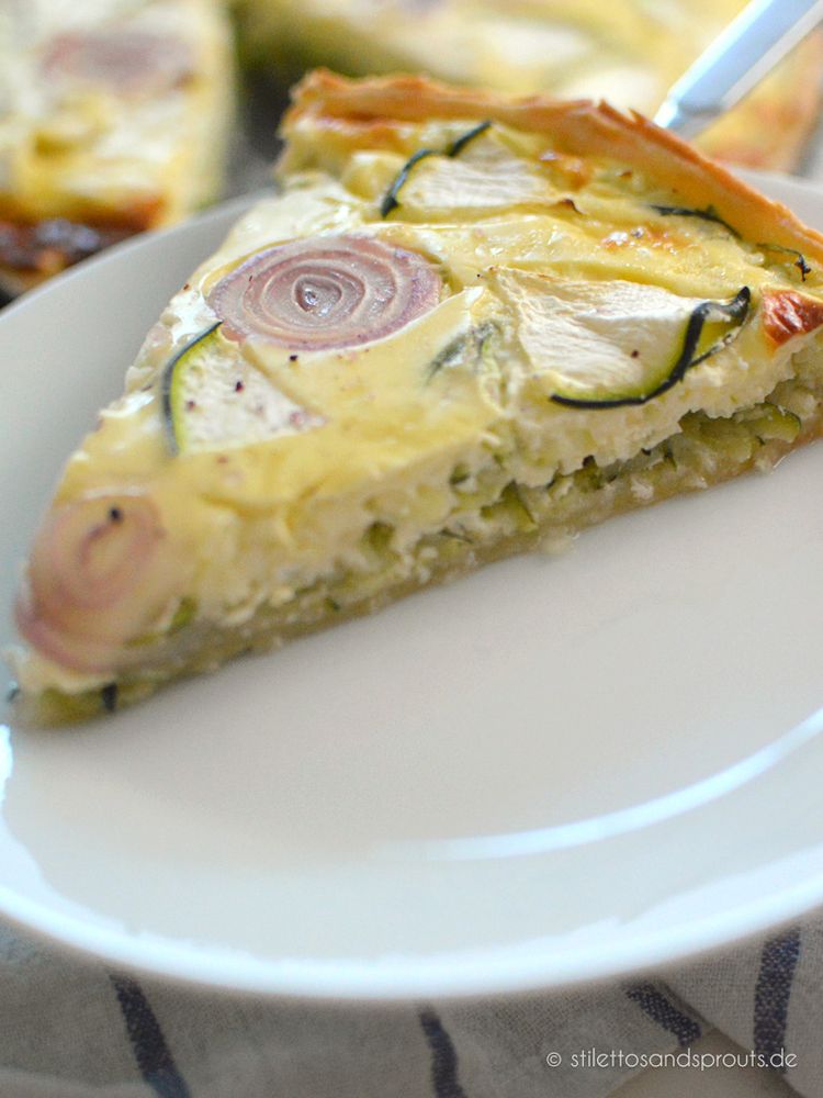 Rezeptbild: Vegetarische Zucchini-Quiche