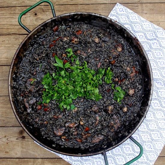 Rezeptbild: Arroz negro - schwarze Paella