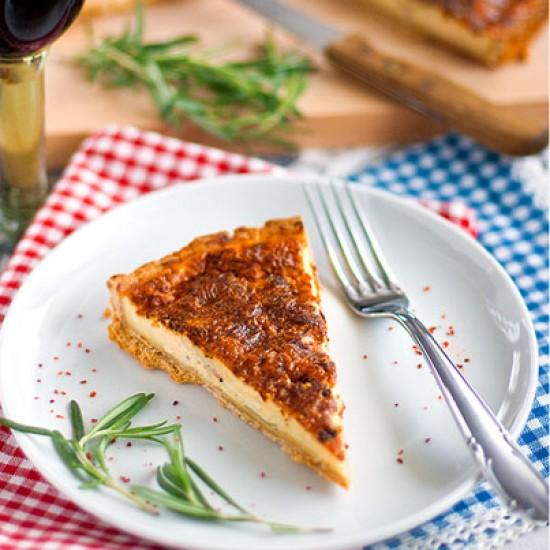 Rezeptbild: TARTE AUX FROMAGES – KÄSETARTE