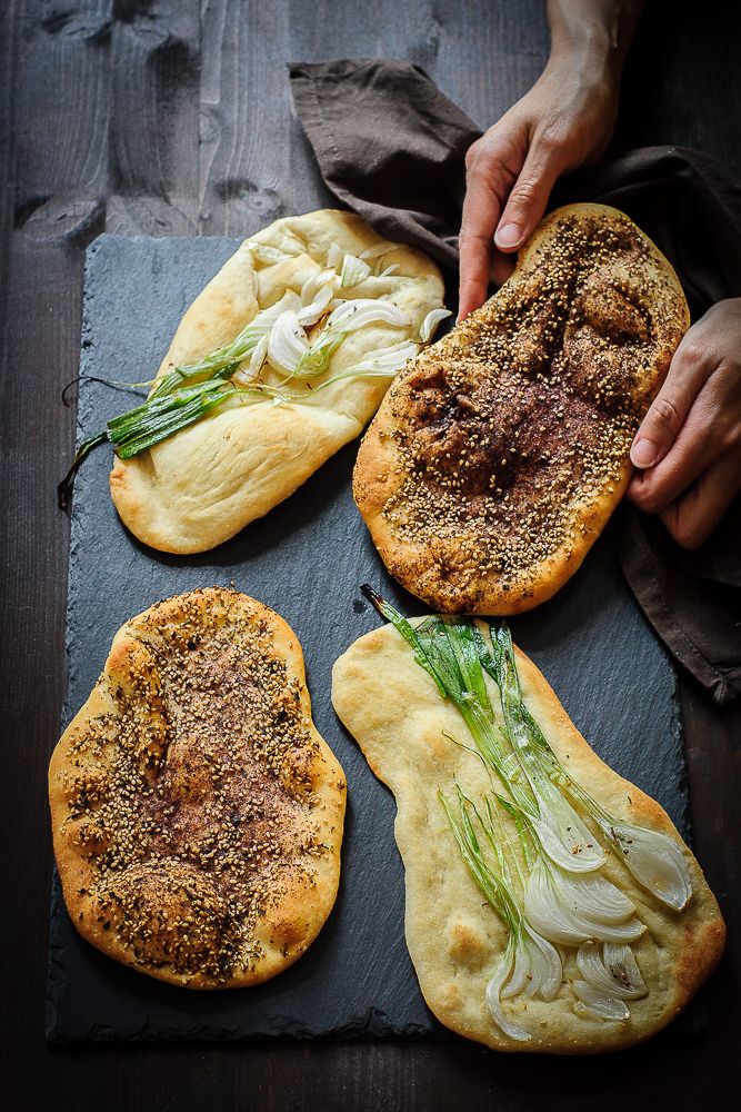 Rezeptbild: Manaqisch (Levantisches Fladenbrot mit Za'atar)