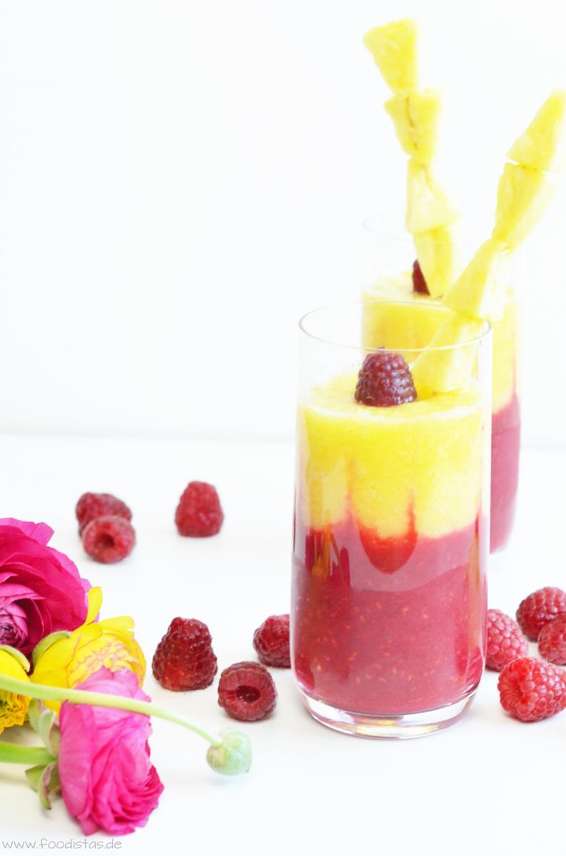 Rezeptbild: Himbeer-Ananas-Smoothie