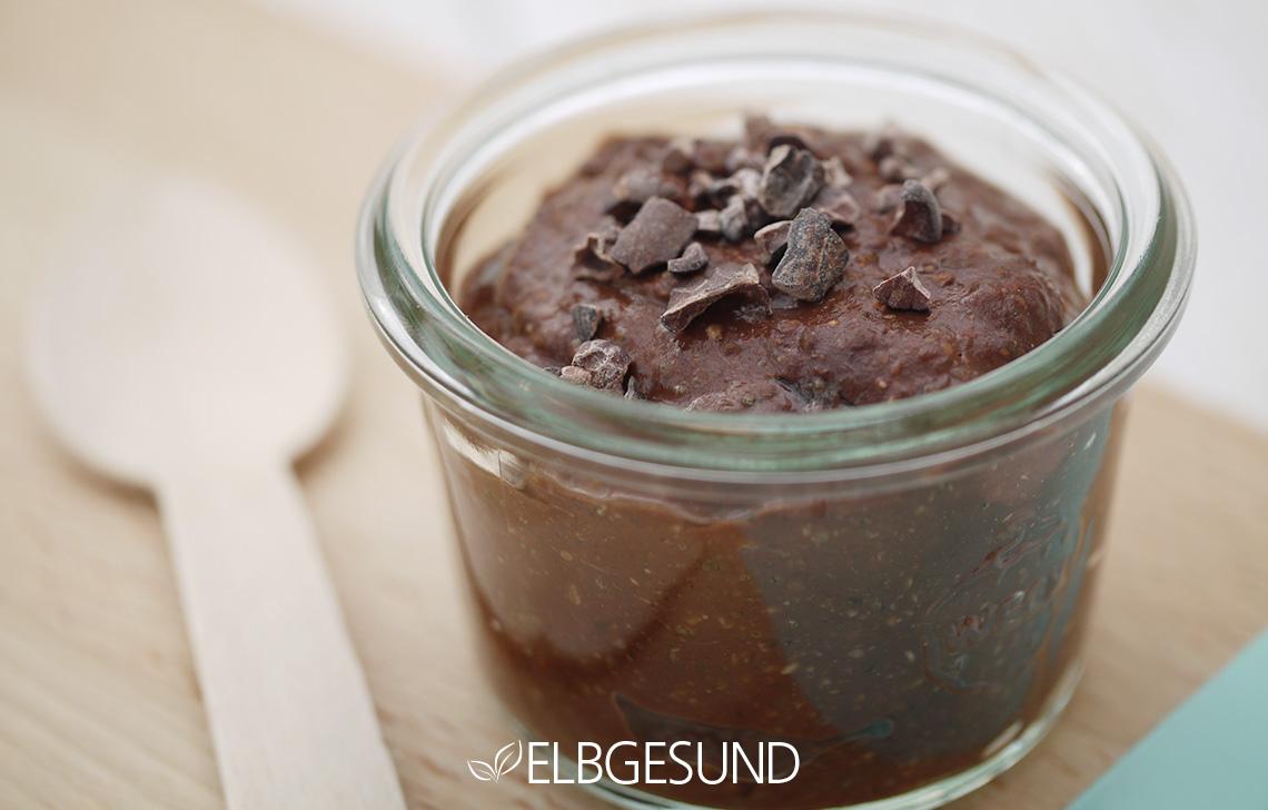 Rezeptbild: Cremiger schokoladiger Chia-Pudding