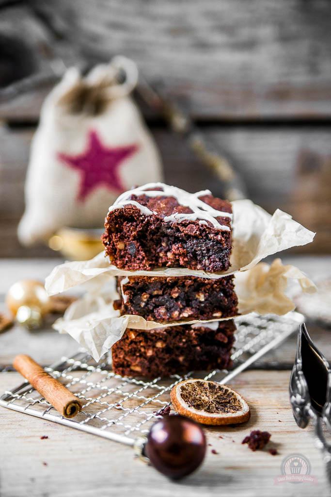 Rezeptbild: Lebkuchen Brownies
