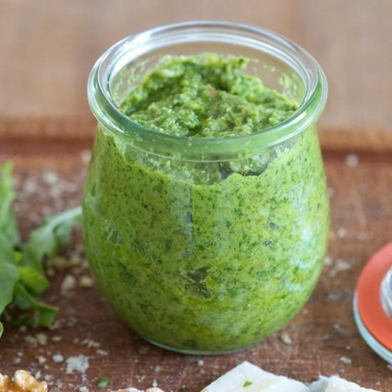 Rezeptbild: Rucola Pesto